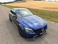Gebraucht Mercedes C63S AMG AMG 510 PS (375 kW) 2021 Manufaktur brillantblau  meta Limousine