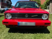 Gebraucht VW Golf Cabriolet Karmann 98 PS (72 kW) 1990 Rot Cabrio