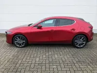 Nowe Mazda 3 Exclusive 140 KM (102 kW) 2025 Czerwony Sedan/Limuzyna