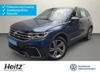 Gebraucht VW Tiguan R-line 150 PS (110 kW) 2022 Nightshadeblue metallic SUV
