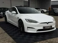 Gebraucht Tesla Model S Plaid 759 kW (1033 PS) 2022 Pearl white multicoat Kleinwagen