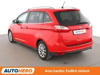 Gebraucht Ford Grand C-Max Titanium 125 PS (91 kW) 2017 Rot Van / Kleinbus