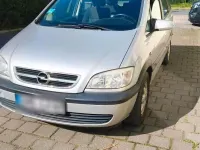Gebraucht Opel Zafira 116 PS (85 kW) 2003 Silber Van / Kleinbus