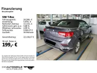 Gebraucht VW T-Roc Cabriolet Style 110 PS (80 kW) 2021 Rauchgrau metallic Cabrio