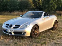Gebraucht Mercedes SLK350 305 PS (224 kW) 2008 Silber Cabrio