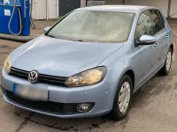 Gebraucht VW Golf VI Team 122 PS (89 kW) 2010 Blau Kleinwagen
