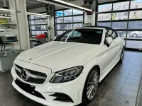 Gebraucht Mercedes C180 AMG line 156 PS (114 kW) 2021 Weiß Cabrio