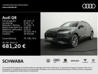 Gebraucht Audi Q8 S-Line 286 PS (210 kW) 2023 Mythosschwarz metallic SUV