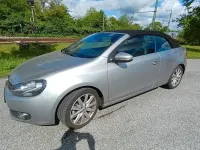 Gebraucht VW Golf Cabriolet 105 PS (77 kW) 2012 Silber Cabrio