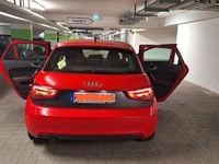 Brugt Audi A1 Attraction 90 HK (66 kW) 2014 Rød Hatchback