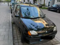 Gebraucht Fiat Seicento 54 PS (39 kW) 1998 Schwarz Kleinwagen