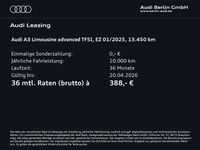 Gebraucht Audi A3 Advanced Plus 116 PS (85 kW) 2025 Gletscherweiß metallic Limousine