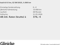 Gebraucht Audi A3 S-Line 116 PS (85 kW) 2025 Gletscherweiß metallic Limousine