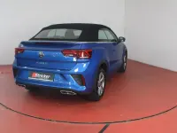 Gebraucht VW T-Roc Cabriolet R-line 150 PS (110 kW) 2025 Ravennablau metallic schwarz (metallic) Cabrio