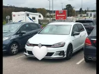 Gebraucht VW Golf VII GTI 245 PS (180 kW) 2018 Weiß Limousine