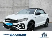 Gebraucht VW T-Roc Cabriolet R-line 150 PS (110 kW) 2023 Weiß Cabrio