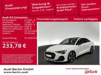 Gebraucht Audi A3 S-Line 150 PS (110 kW) 2025 Gletscherweiß metallic Limousine