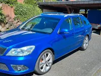 Gebraucht Skoda Octavia RS 170 PS (125 kW) 2012 Blau Kombi