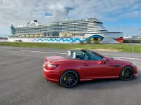 Gebraucht Mercedes SLK250 204 PS (150 kW) 2014 Rot Cabrio