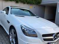 Gebraucht Mercedes SLK200 184 PS (135 kW) 2015 Weiß Cabrio