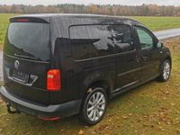 Gebraucht VW Caddy Maxi Basis 102 PS (75 kW) 2017 Schwarz Van / Kleinbus