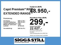 Neu Ford Capri Extended Range 250 kW (340 PS) 2026 Blue my mind SUV