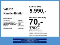 Gebraucht Volvo V40 Kinetic 114 PS (83 kW) 2013 Silber Limousine