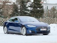 Gebraucht Tesla Model S Performance 386 kW (525 PS) 2016 Blau Kleinwagen