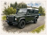 Gebraucht Land Rover Defender 122 PS (89 kW) 2004 Grün SUV