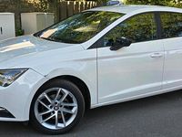 Usata Seat Leon 110 CV (80 kW) 2015 Bianco Berlina