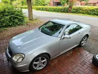 Gebraucht Mercedes SLK200 163 PS (119 kW) 2002 Silber Cabrio
