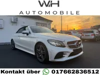 Gebraucht Mercedes C200 AMG line 184 PS (135 kW) 2019 Weiß Cabrio