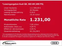 Neu Audi Q8 S-Line 489 PS (359 kW) 2026 Schwarz SUV