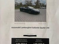 Gebraucht Lamborghini Gallardo 560 PS (411 kW) 2012 Schwarz Cabrio