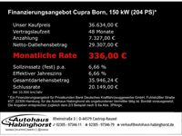 gebraucht Cupra Born 58 kWh Top View Kessy Navi ACC Full Link LED PDC Shz Alu19
