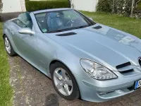 Gebraucht Mercedes SLK200 163 PS (119 kW) 2004 Blau Cabrio