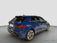 Brugt Audi A3 S-Line 204 HK (150 kW) 2025 Blå Sedan