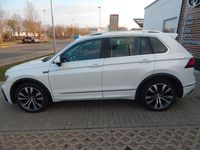 Gebraucht VW Tiguan Highline 220 PS (161 kW) 2018 Oryxweiß perlmutteffekt SUV