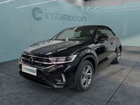 Gebraucht VW T-Roc Cabriolet R-line 150 PS (110 kW) 2024 Schwarz Cabrio