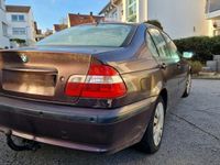 gebraucht BMW 318 i E46 Bj 2001 aubergine Vollleder