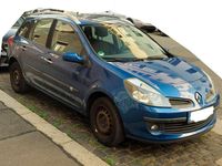 Gebraucht Renault Clio GrandTour Dynamique 101 PS (74 kW) 2008 Blau Kombi