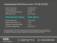 Neu Alfa Romeo GT Junior Edizione Speciale 145 PS (106 kW) 2026 Schwarz SUV