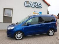 Gebraucht Ford Tourneo Courier Titanium 101 PS (74 kW) 2018 Blau Van / Kleinbus