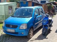 Gebraucht Opel Agila 75 PS (55 kW) 2000 Blau Van / Kleinbus