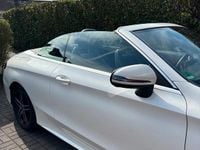 Gebraucht Mercedes C180 AMG line 156 PS (114 kW) 2019 Weiß Cabrio