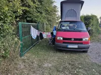 Używany VW T4 122 KM (89 kW) 1994 Czerwony Van