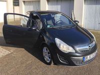 Gebraucht Opel Corsa Active 69 PS (50 kW) 2013 Schwarz Kleinwagen