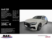 Gebraucht Audi Q8 S-Line 340 PS (250 kW) 2023 Gletscherweiß metallic SUV