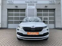 Gebraucht Skoda Karoq SportLine 150 PS (110 kW) 2019 Moonweiss metallic (metallic) SUV