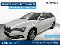 Gebraucht Skoda Superb Style 150 PS (110 kW) 2021 Moon weiss perleffekt Kombi